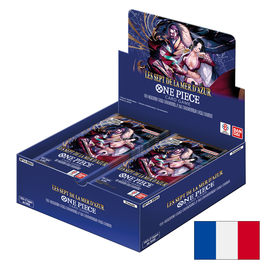 DISPLAY ONE PIECE OP-14 LES SEPT DE LA MER D'AZUR FR